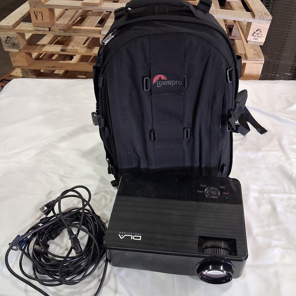 DLA Projector & Lowepro Bag, Power Cord, RGB Cable w/Extension